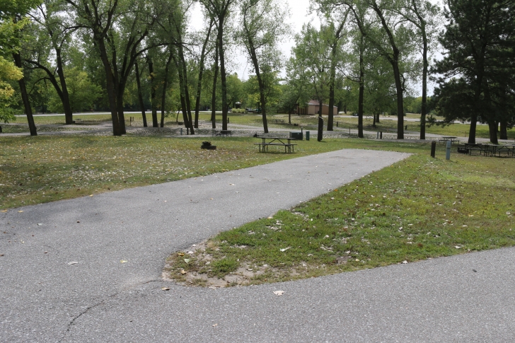Camping at Louisville State Recreation Area on the Platte River  Nebraska