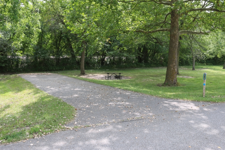 Camping at Louisville State Recreation Area on the Platte River  Nebraska