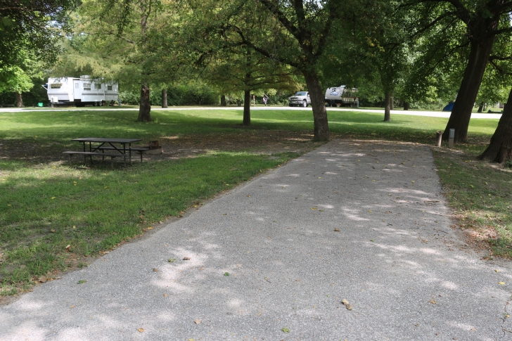 Camping at Louisville State Recreation Area on the Platte River  Nebraska