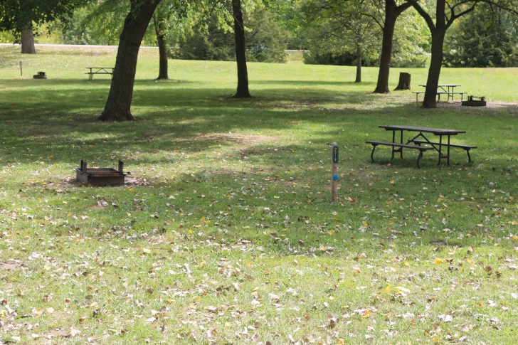 Camping at Louisville State Recreation Area on the Platte River  Nebraska
