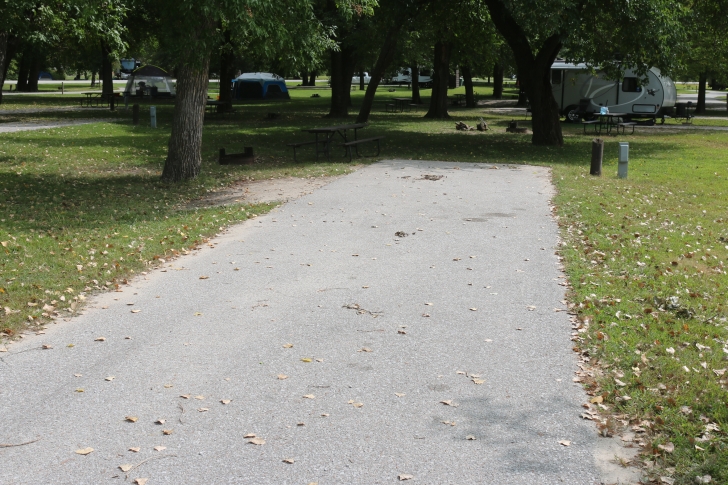 Camping at Louisville State Recreation Area on the Platte River  Nebraska