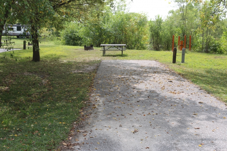 Camping at Louisville State Recreation Area on the Platte River  Nebraska