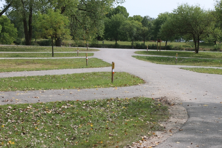 Camping at Louisville State Recreation Area on the Platte River  Nebraska