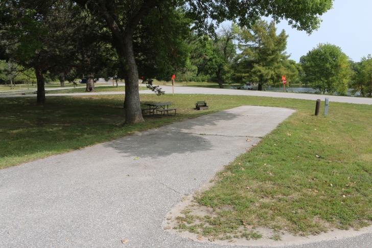 Camping at Louisville State Recreation Area on the Platte River  Nebraska