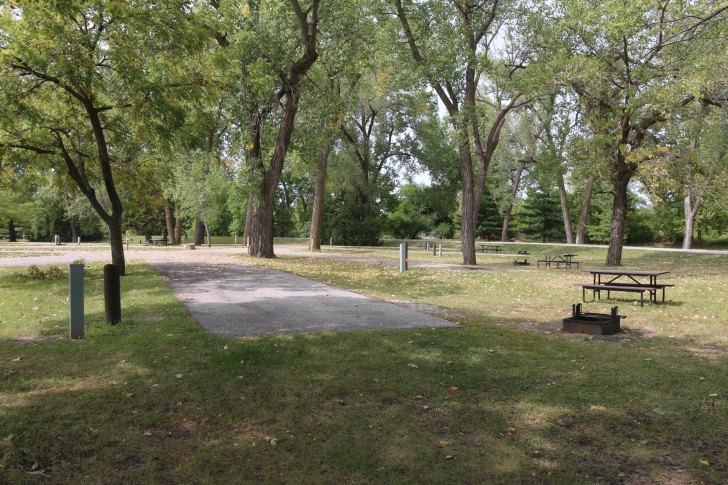 Camping at Louisville State Recreation Area on the Platte River  Nebraska