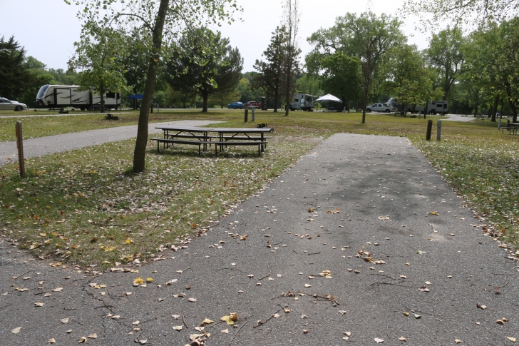 Camping at Louisville State Recreation Area on the Platte River  Nebraska