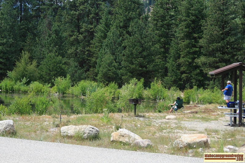 Lowman Fishing Ponds along the Payette River east of Lowman, Idaho