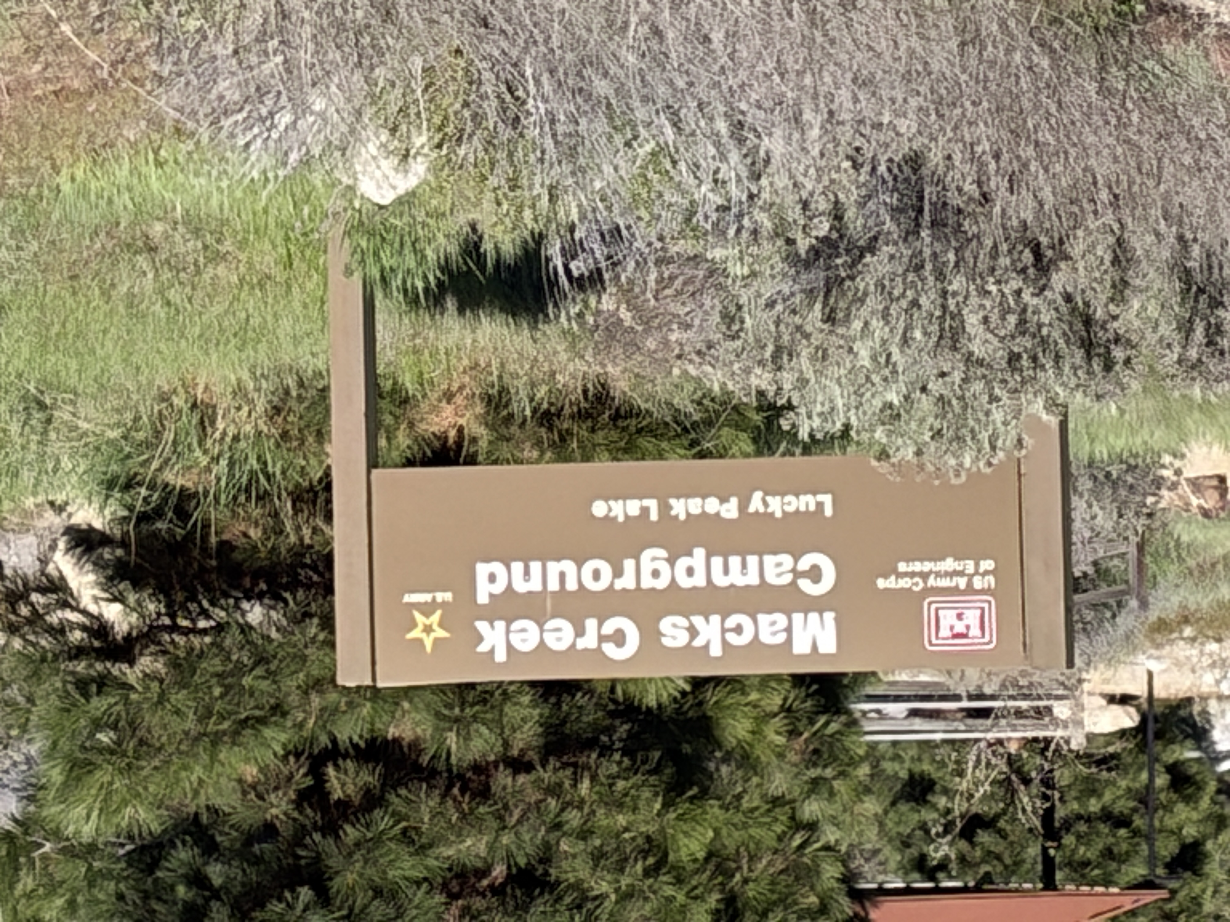 Macks Creek Campground - Signs and Info