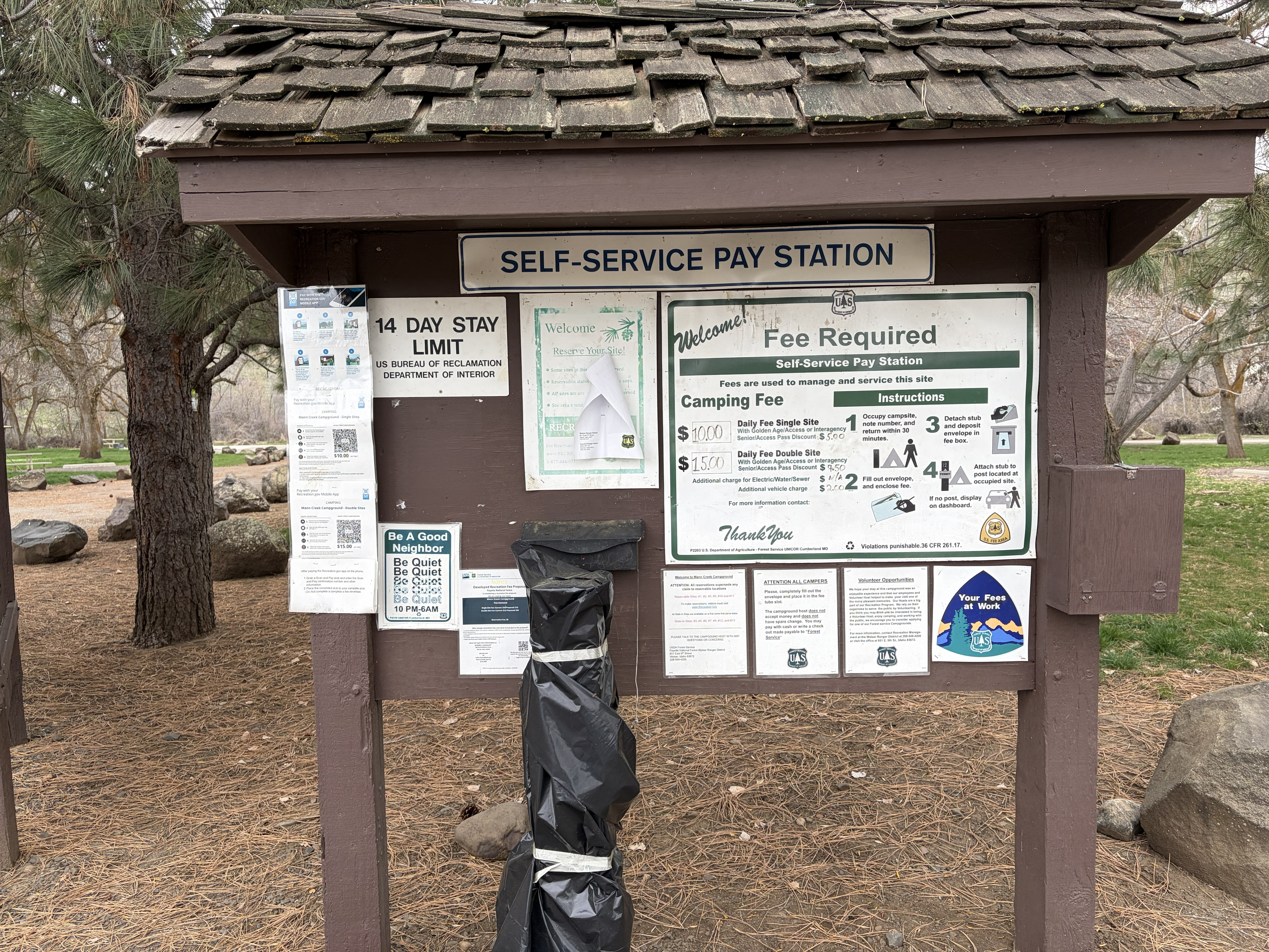 Mann Creek Campground - Signs & Info