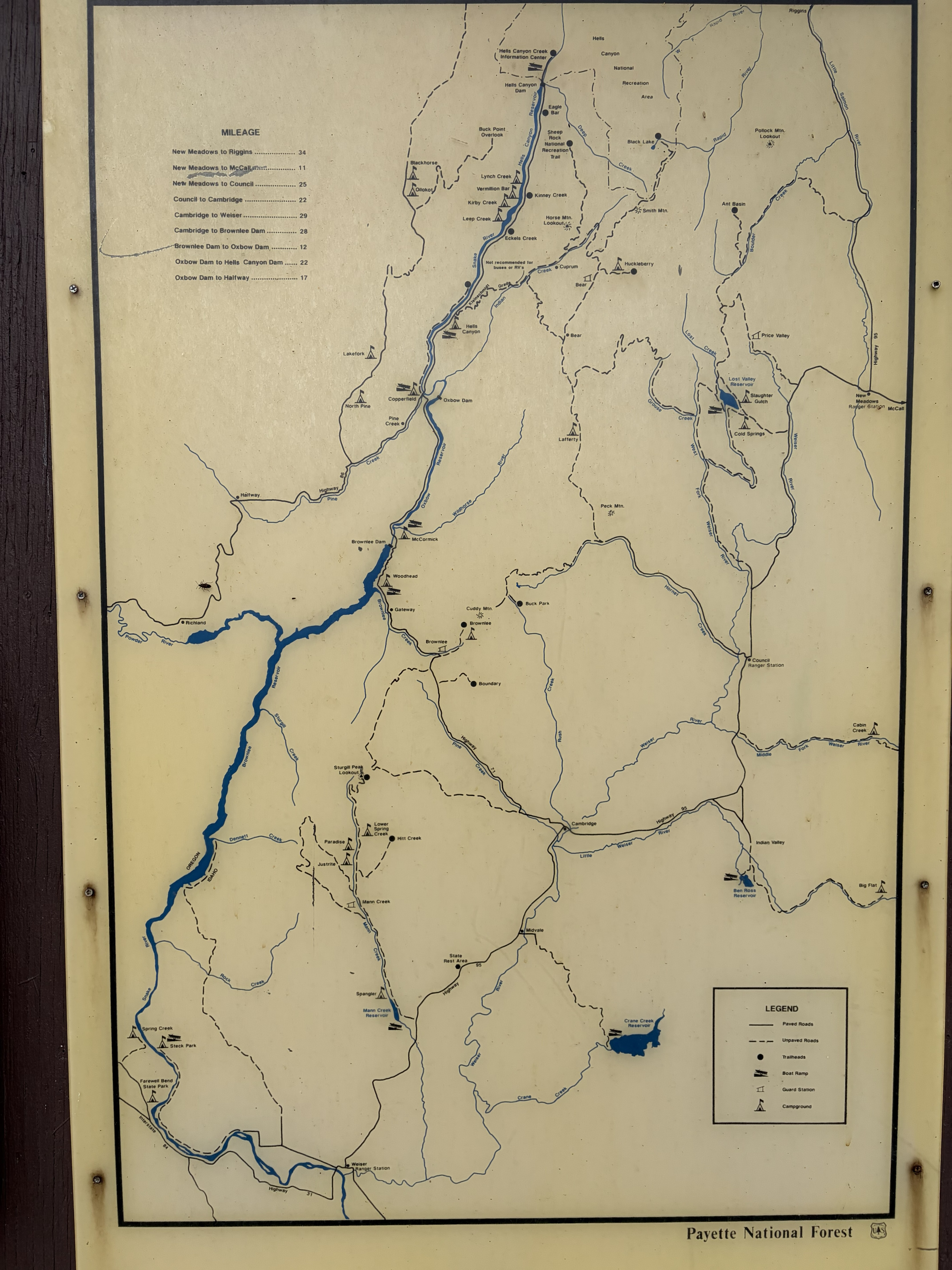 Mann Creek Campground - Signs & Info