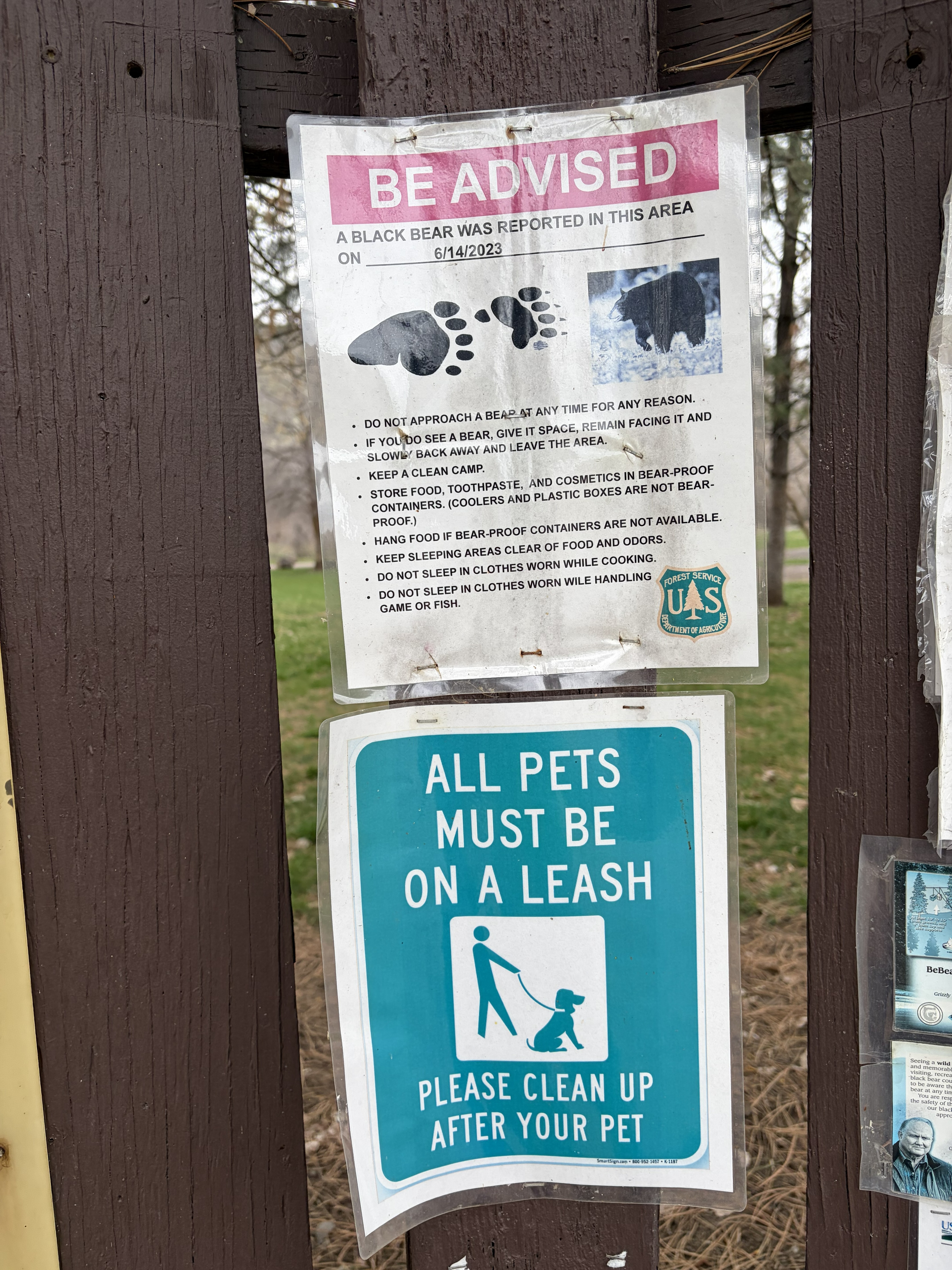 Mann Creek Campground - Signs & Info