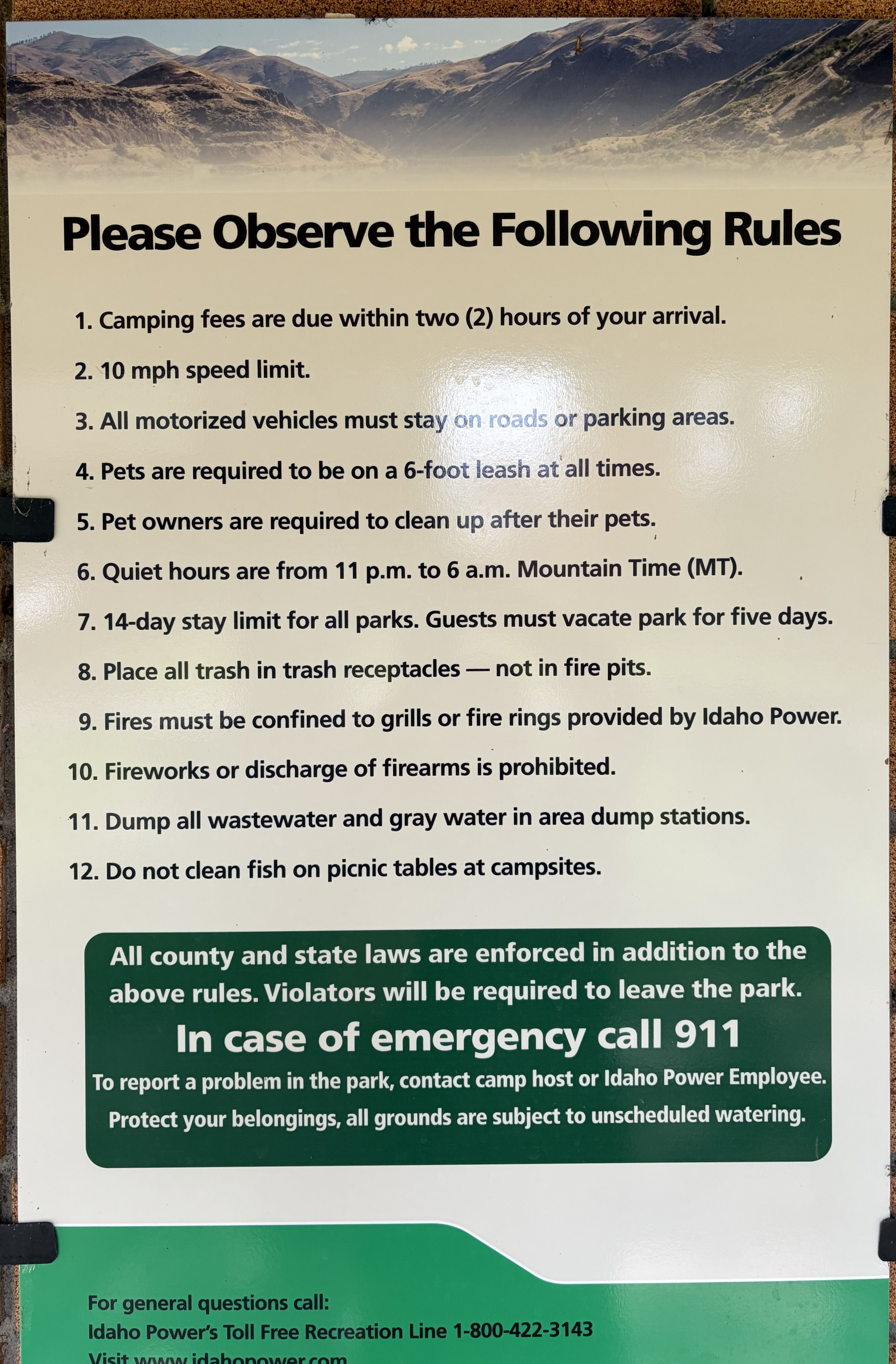 McCormick Park Signs & Information