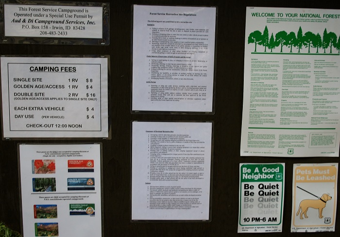 McCoy Creek Campground on Palisades Reservoir.