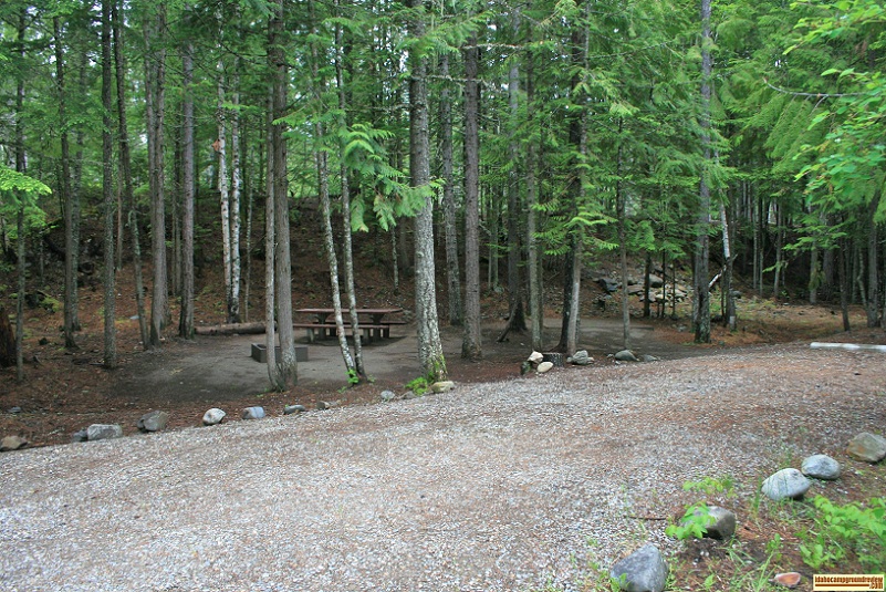 Meadow Creek Campground in the Kaniksu National Forest