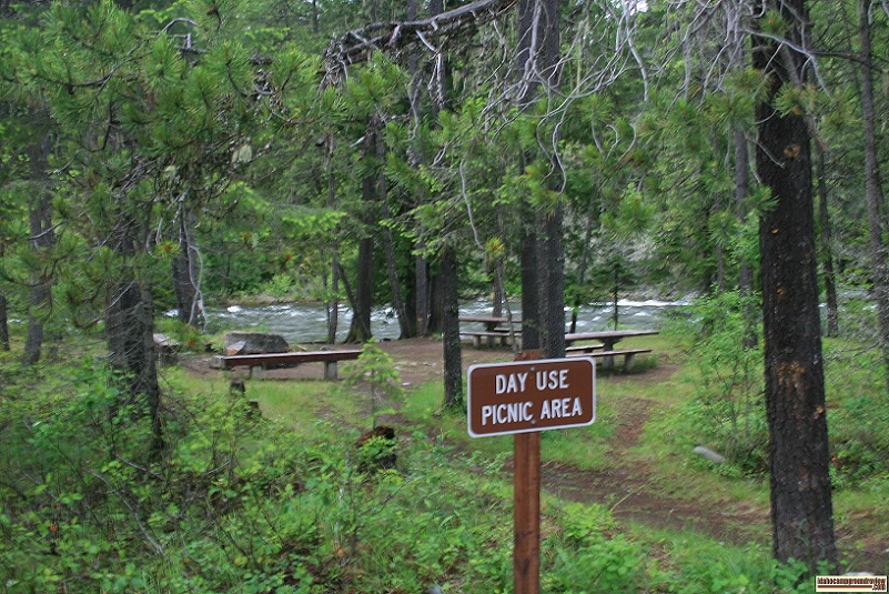 Meadow Creek Campground in the Kaniksu National Forest