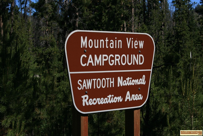 Mountain View Campground on Little Redfish Lake