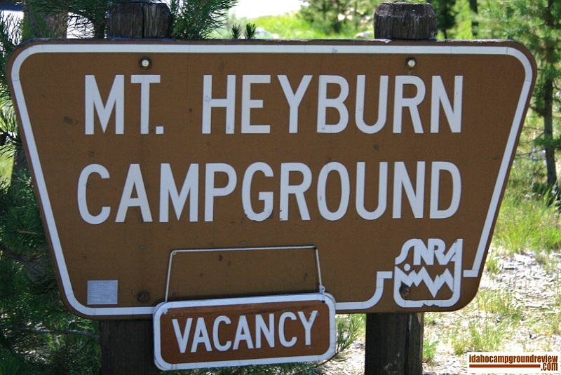 Mt Heyburn Campground on Redfish Lake