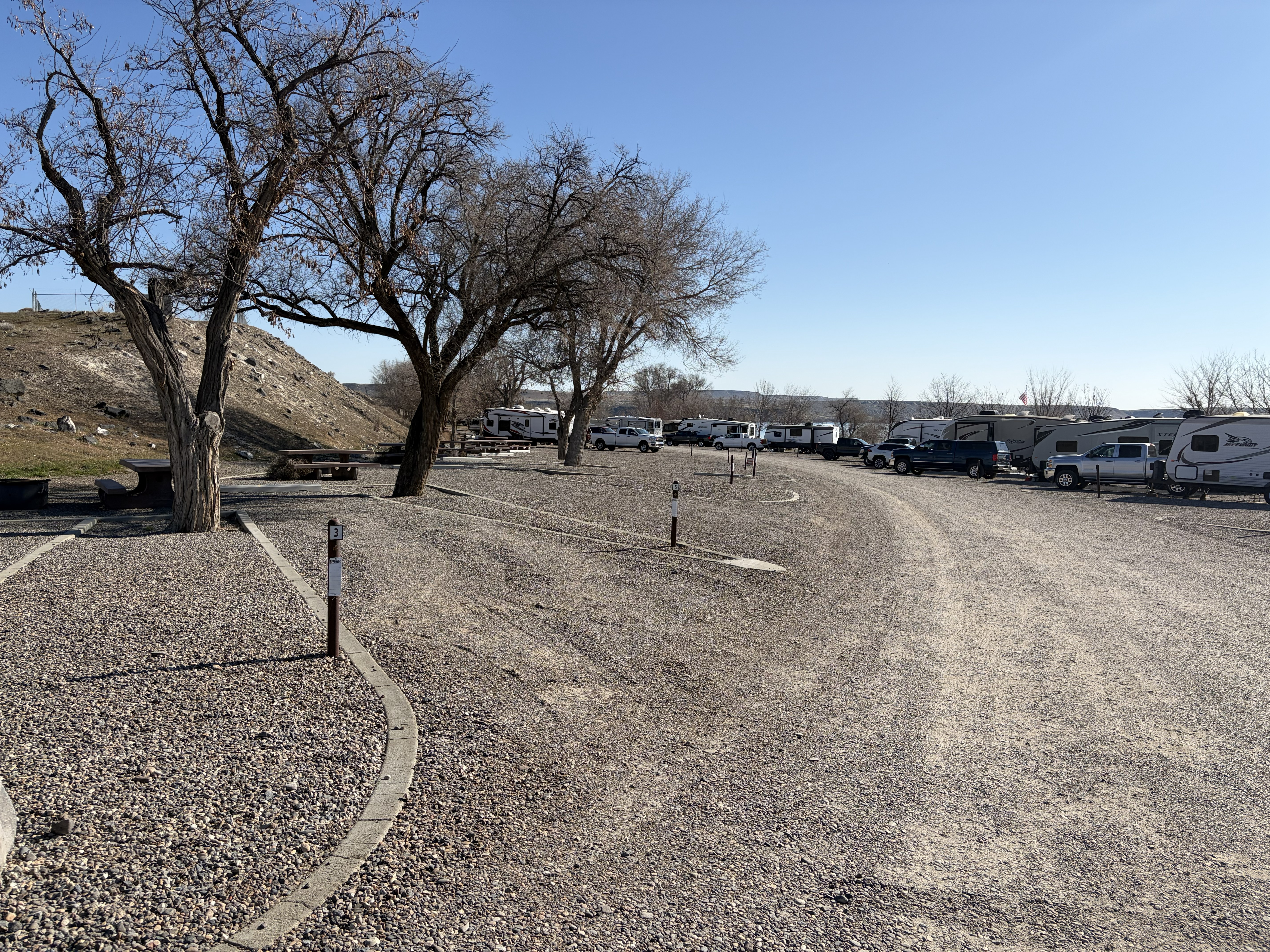 Campsites at North Park.