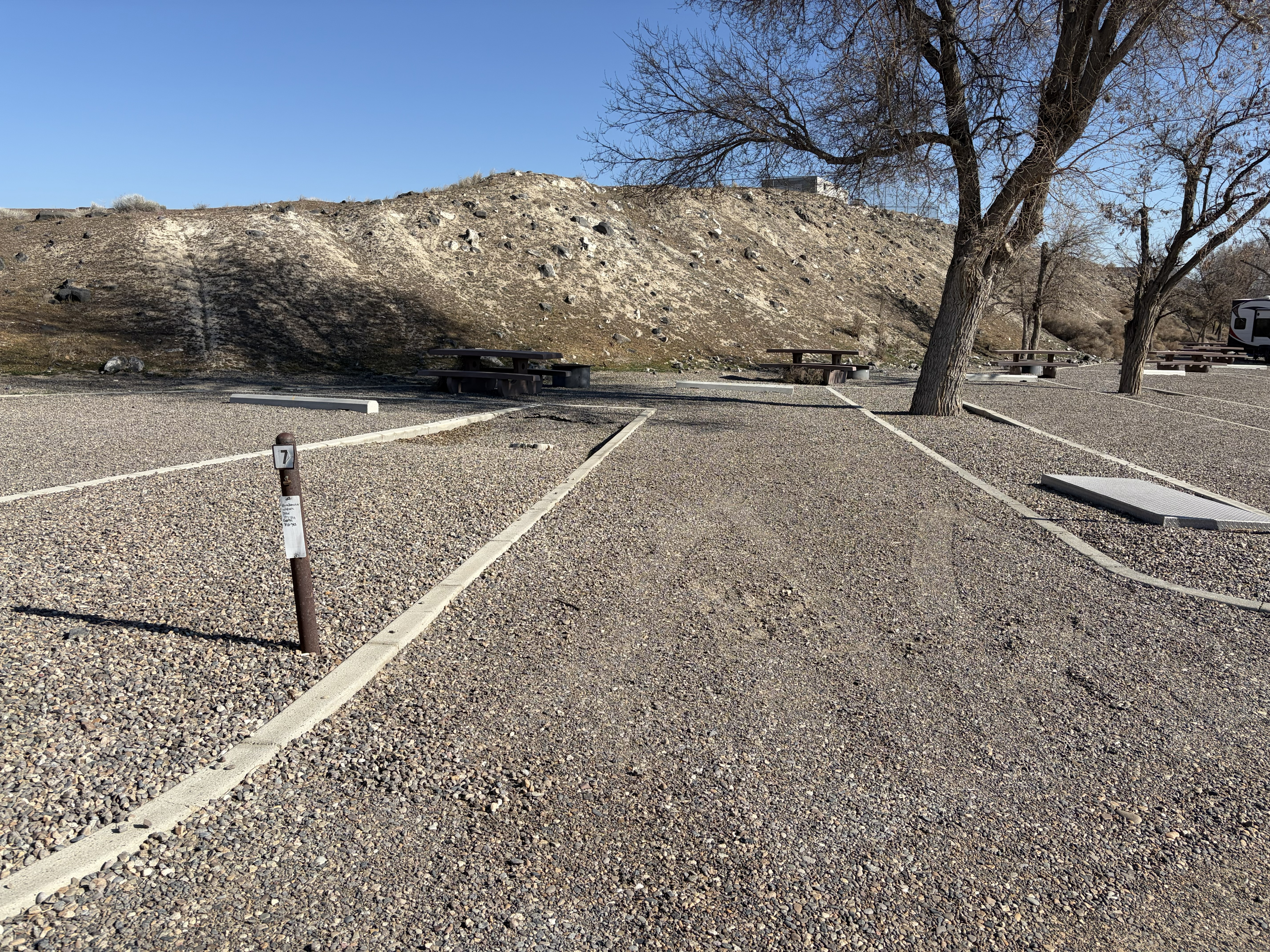 Campsites at North Park.