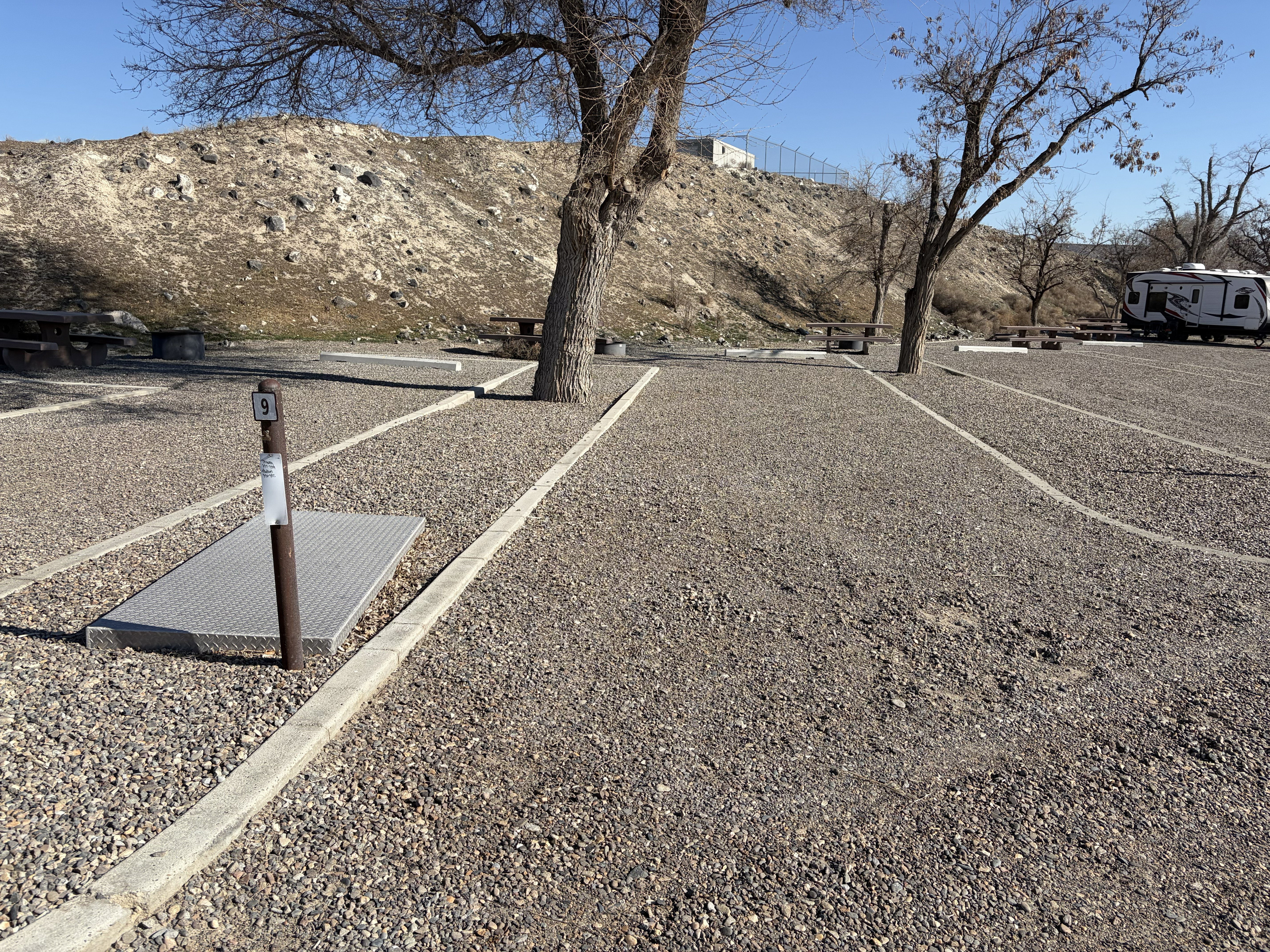 Campsites at North Park.