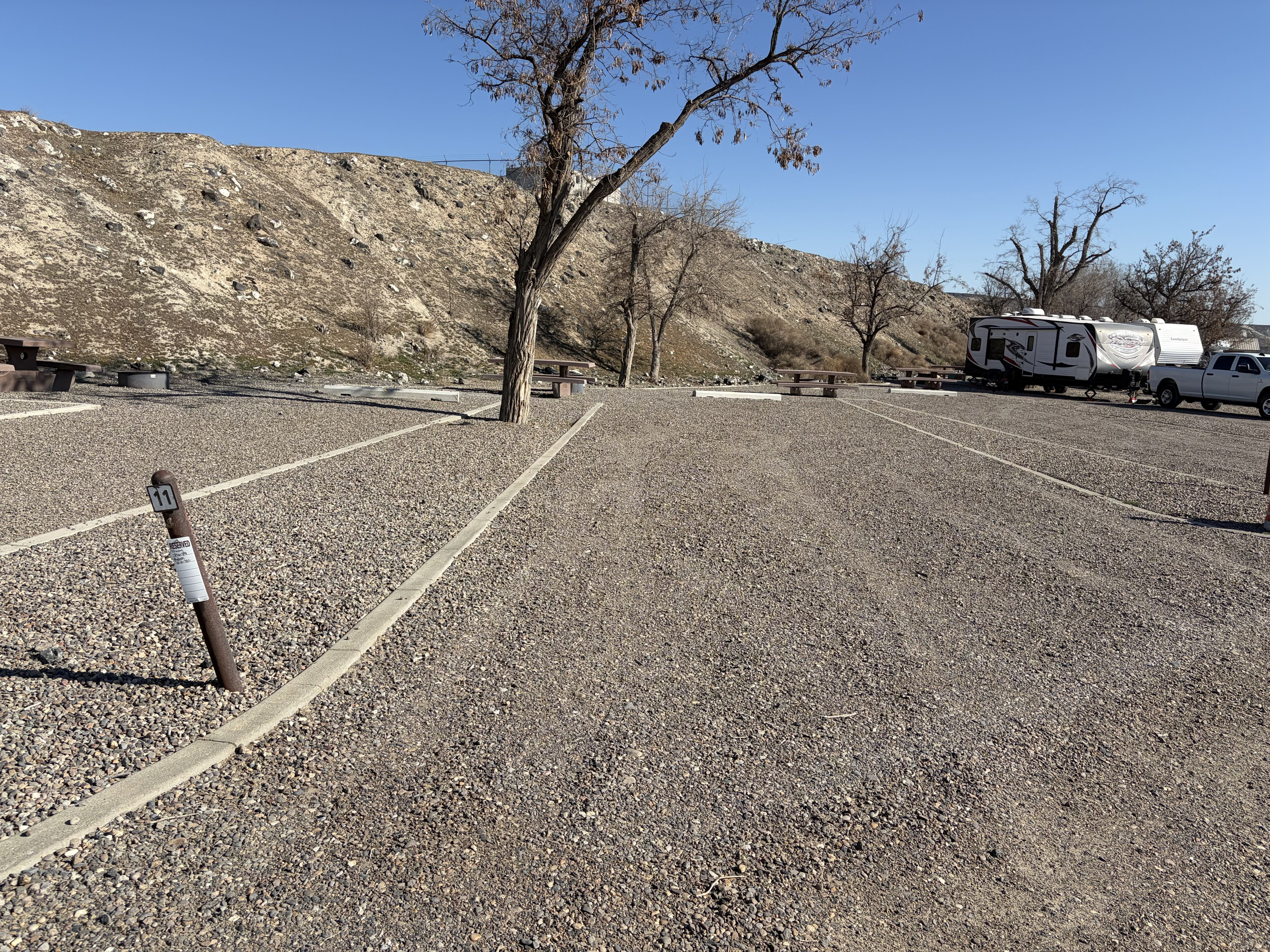 Campsites at North Park.