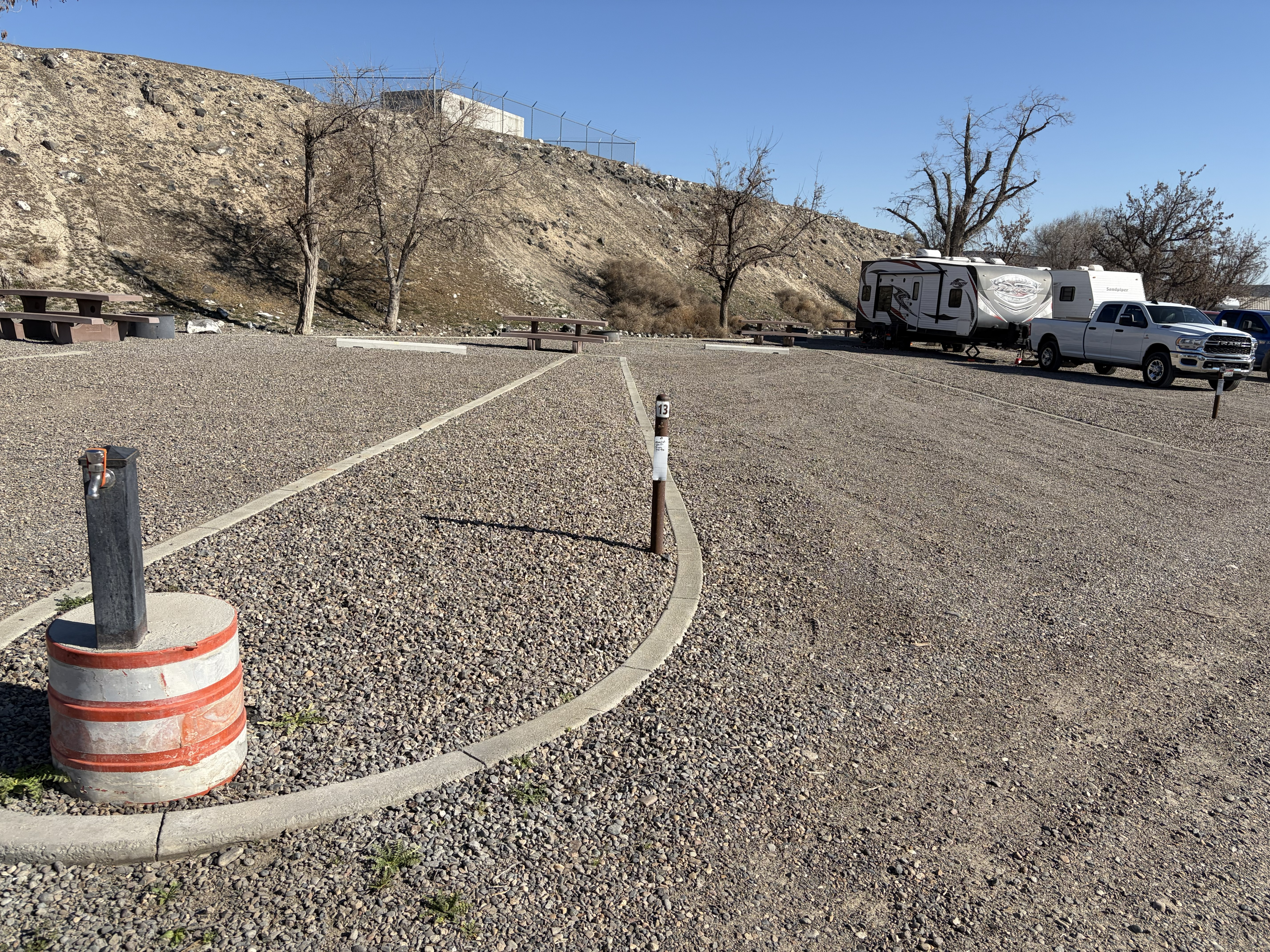 Campsites at North Park.