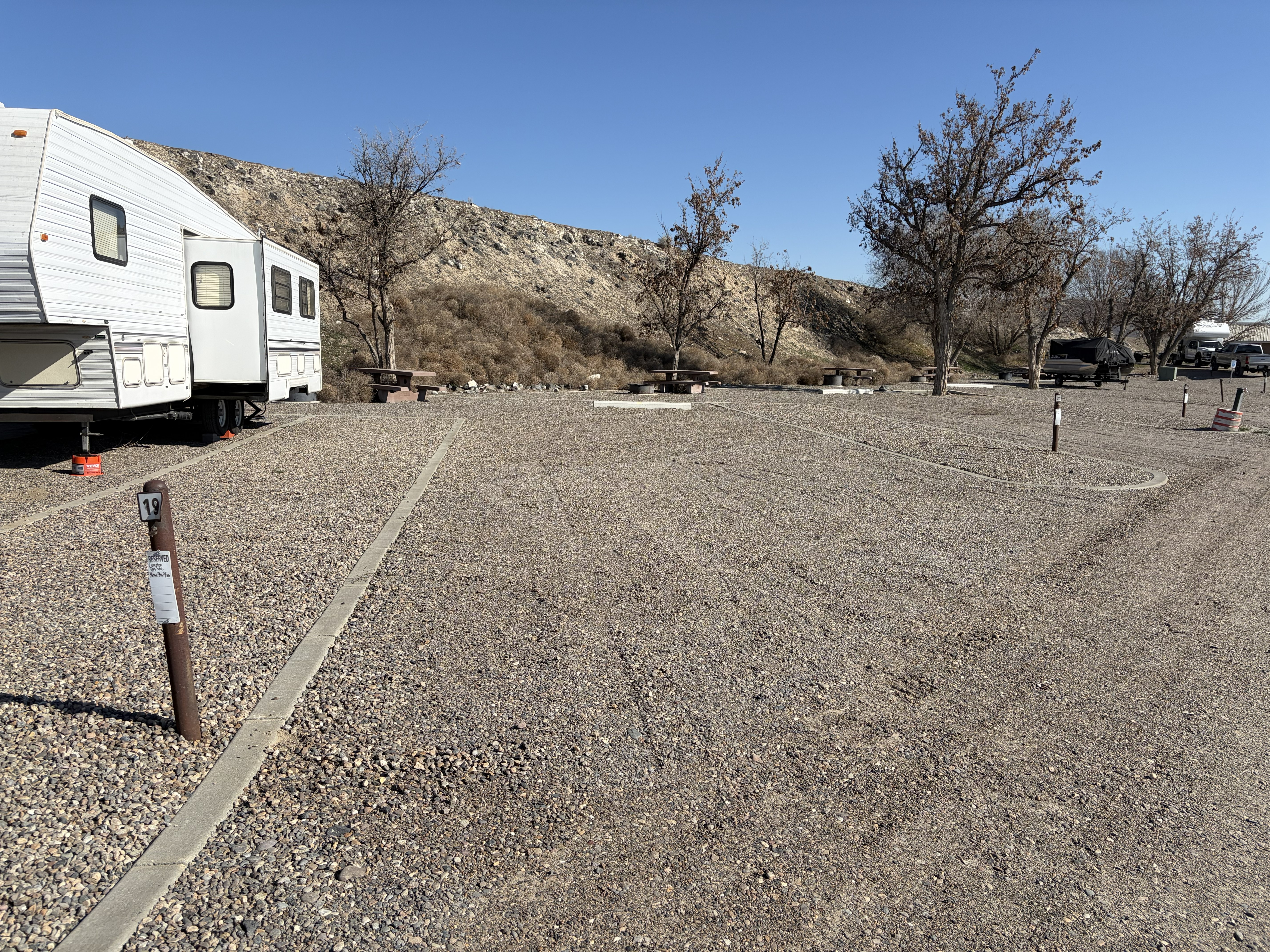 Campsites at North Park.