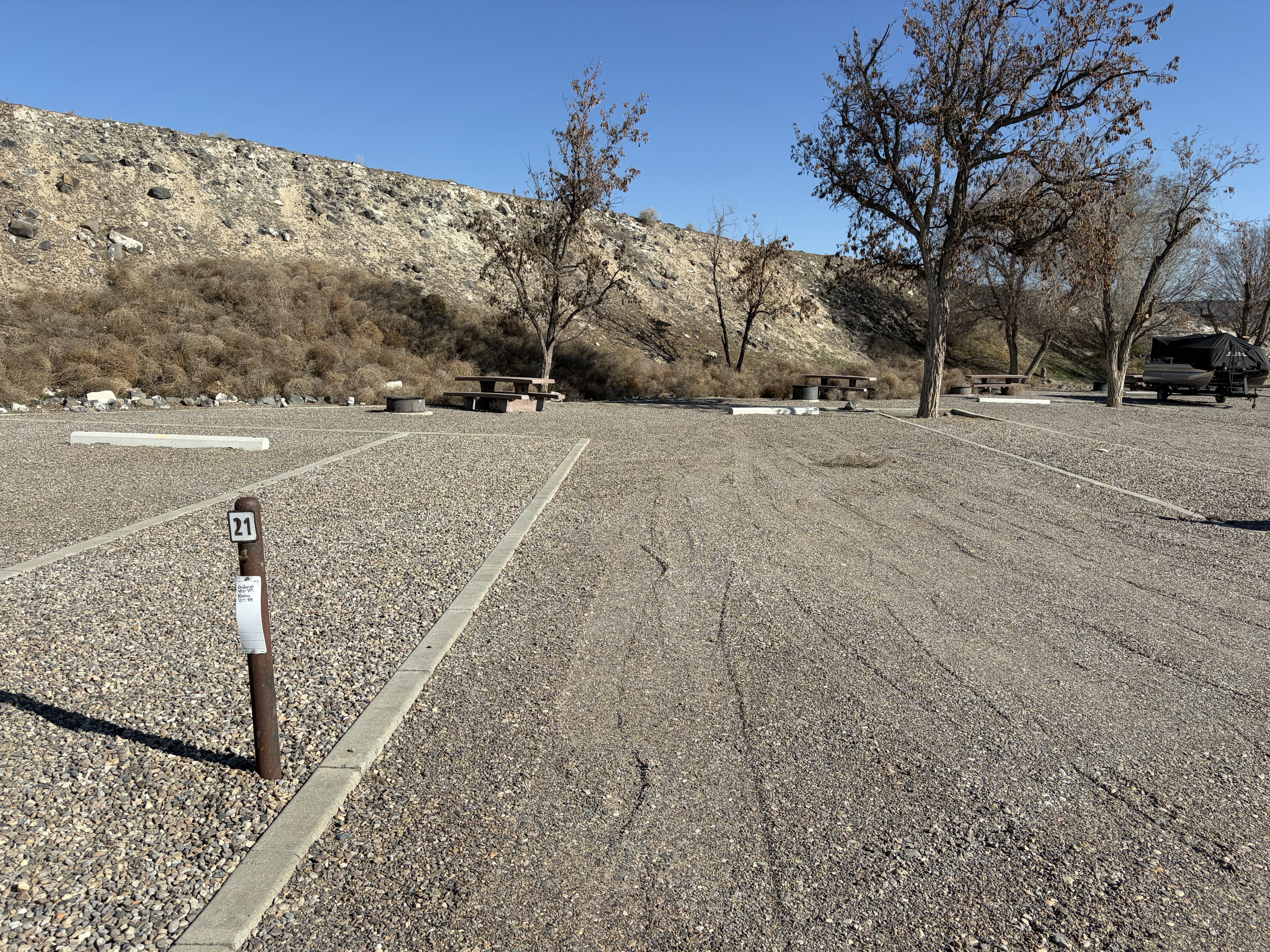 Campsites at North Park.