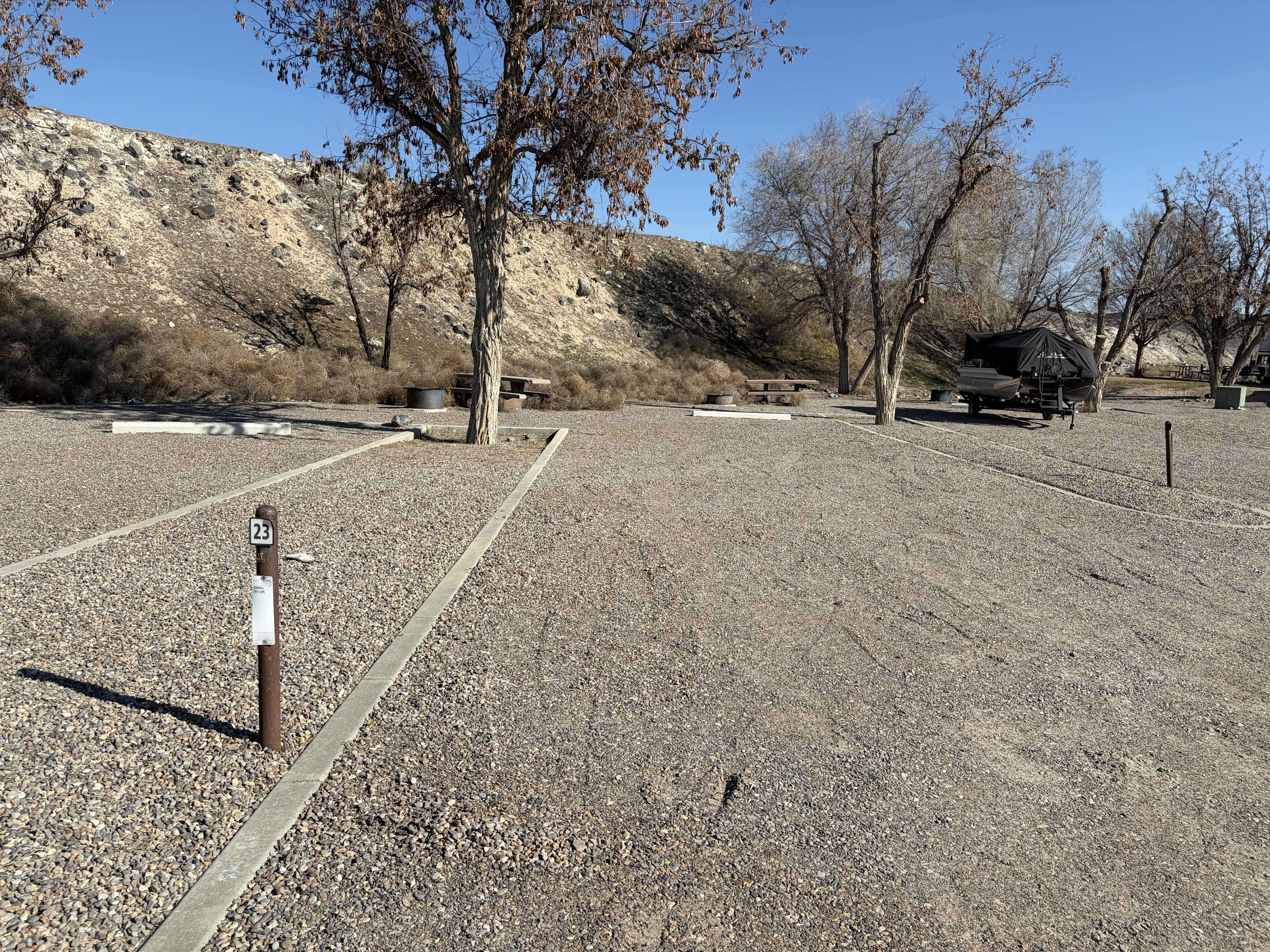 Campsites at North Park.