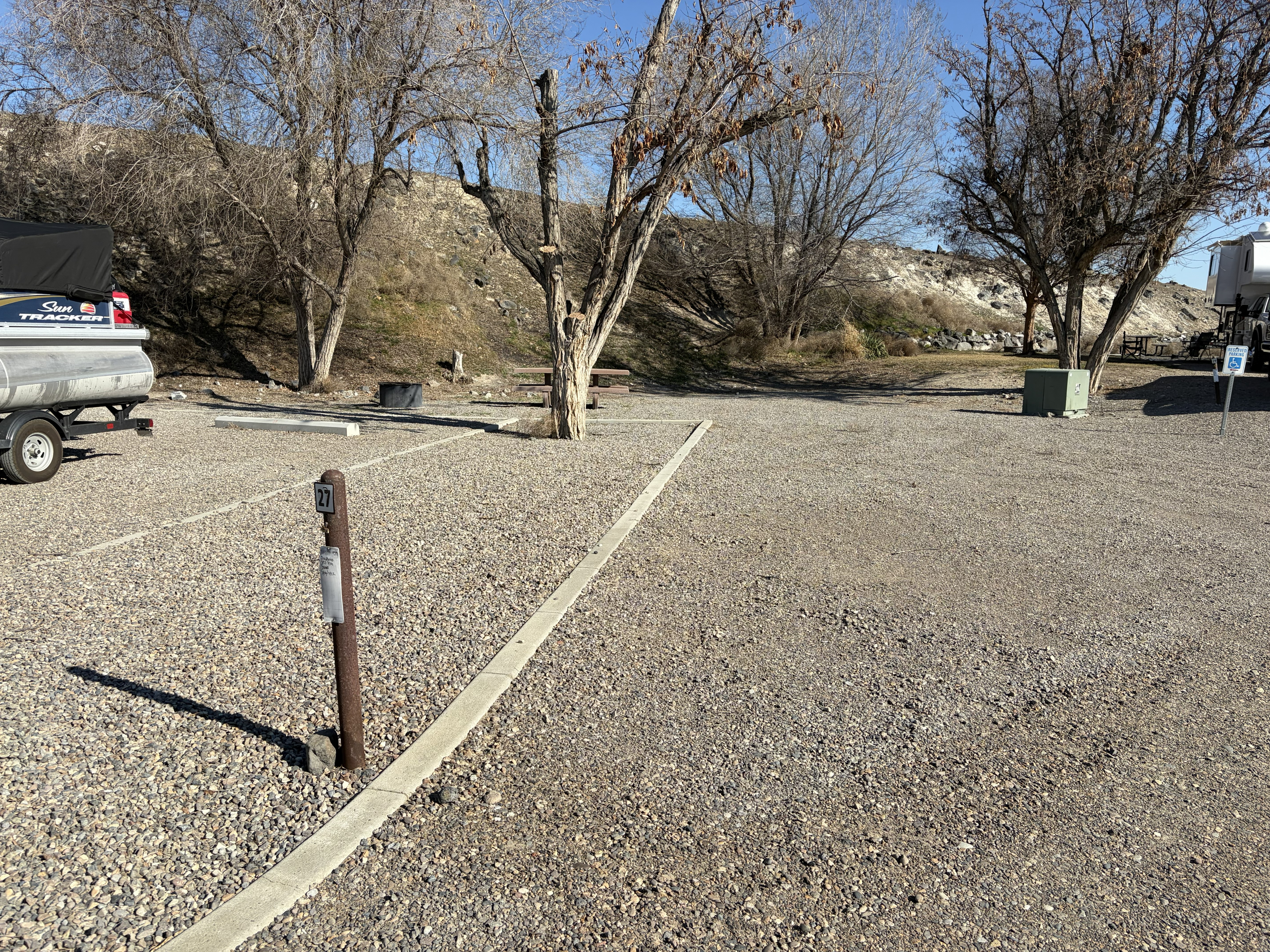 Campsites at North Park.