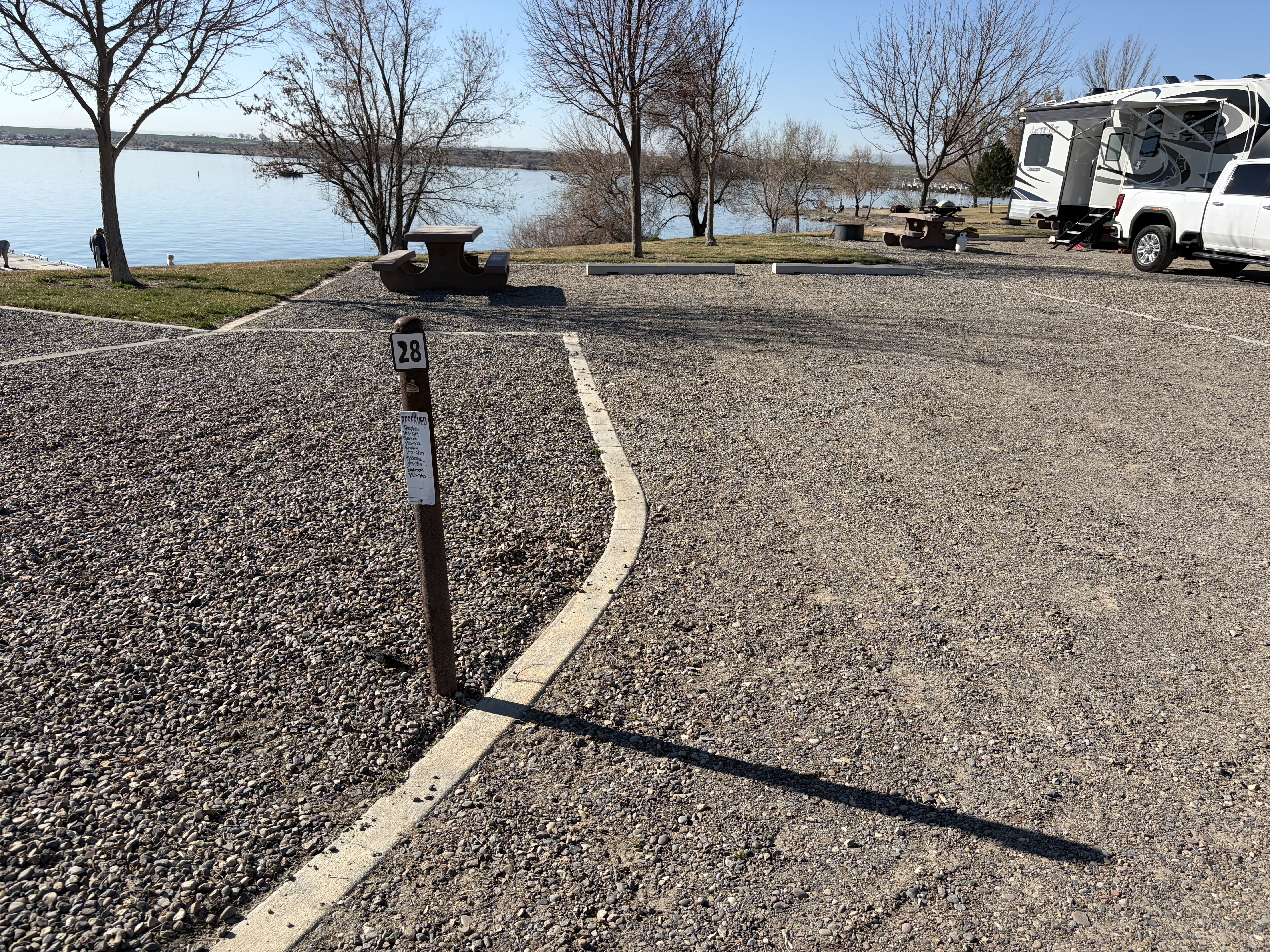 Campsites at North Park.