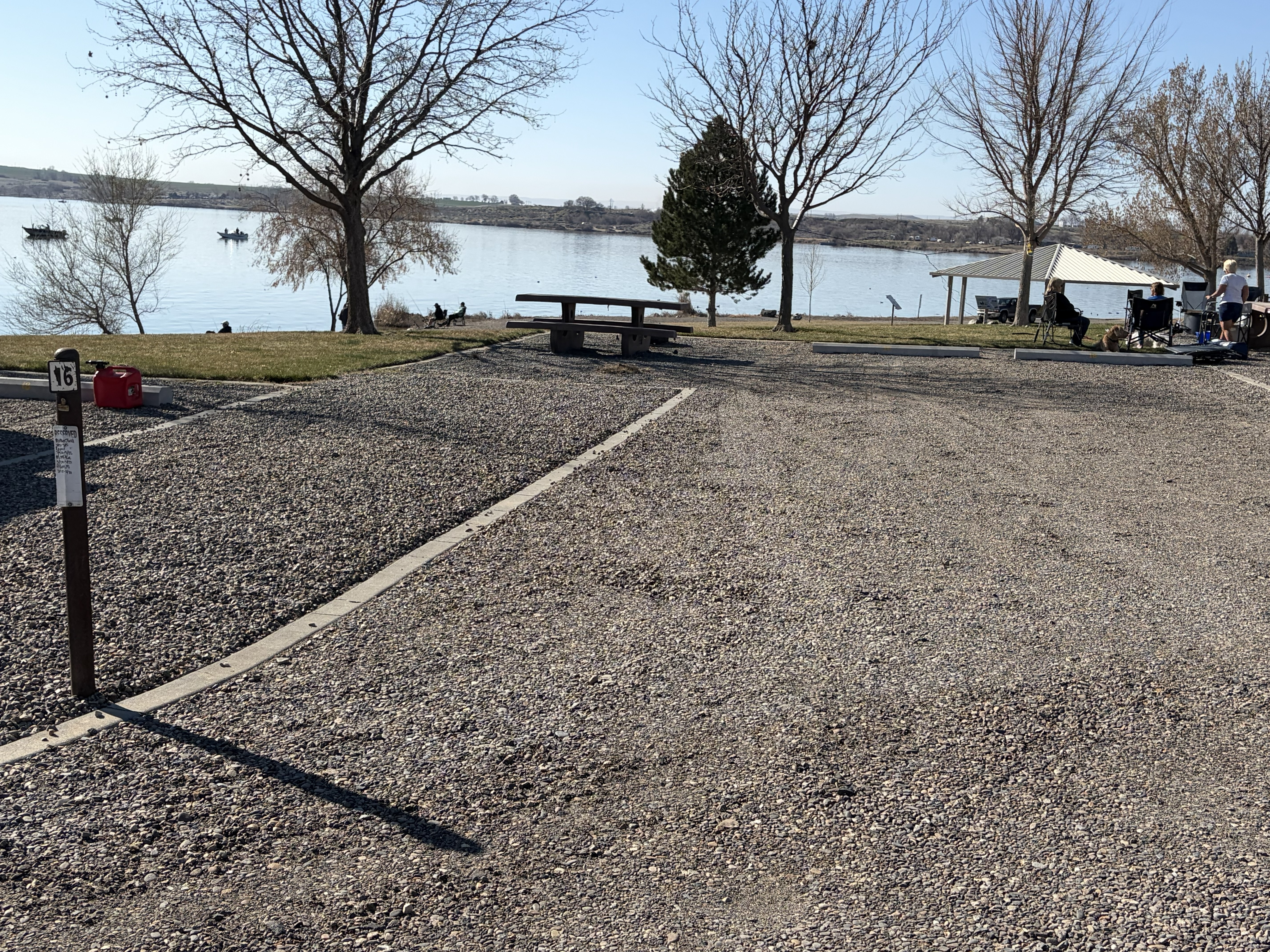 Campsites at North Park.