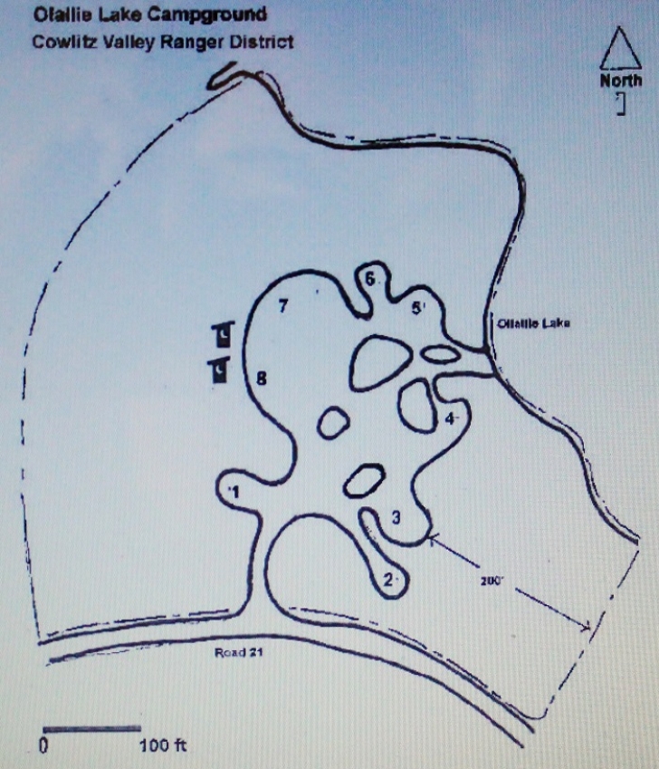 Camping in Washingtons Olallie Lake Campground.