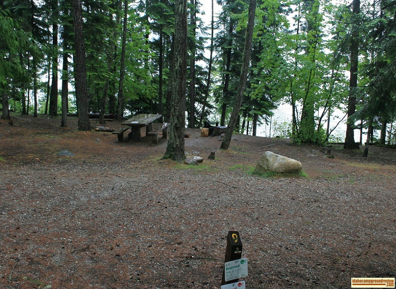 Osprey Campground on Priest Lake