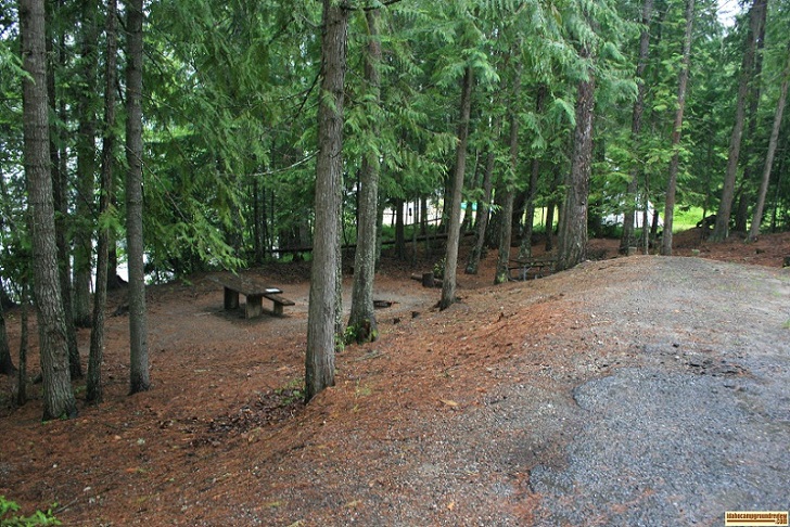 Outlet Campground on Priest Lake
