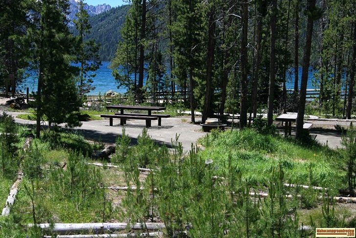 Outlet Campground on Redfish Lake
