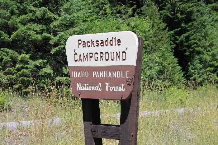 Packsaddle Campground on the St Joe River
