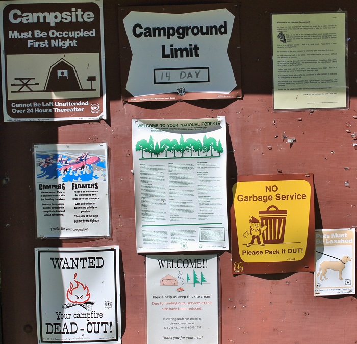 Packsaddle Campground on the St Joe River