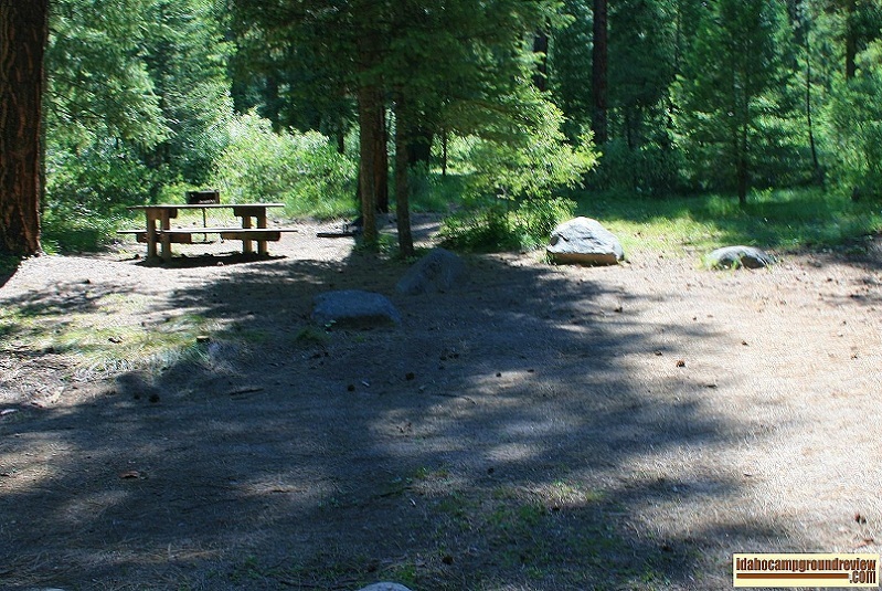 Park Creek Campground near Lowman, Idaho.