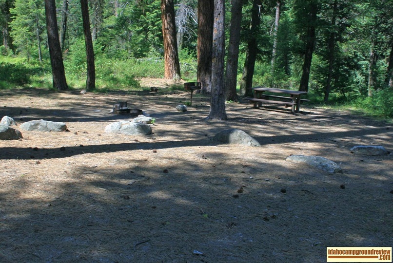 Park Creek Campground near Lowman, Idaho.