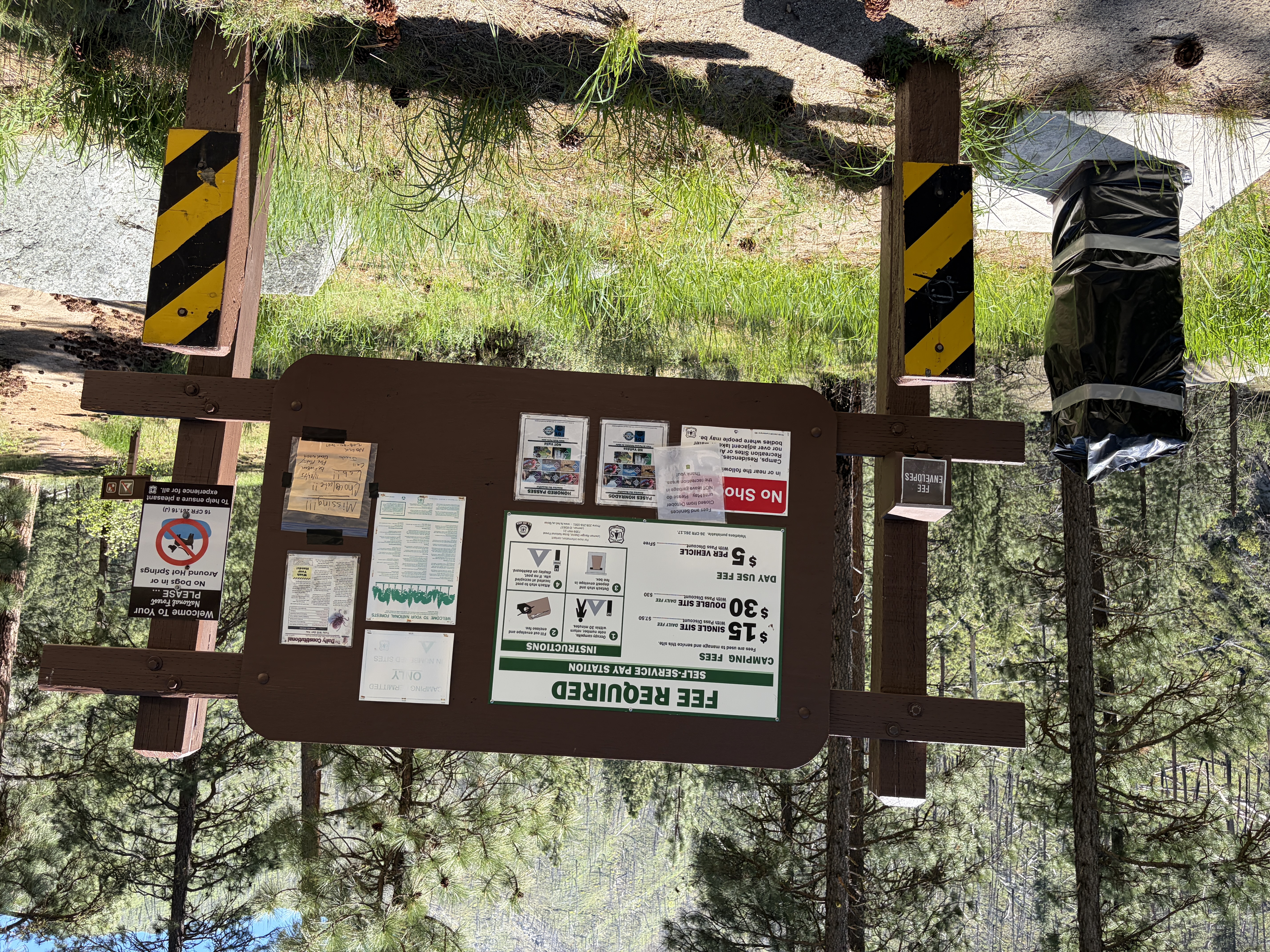 Pine Flats Campground - Signs & Info
