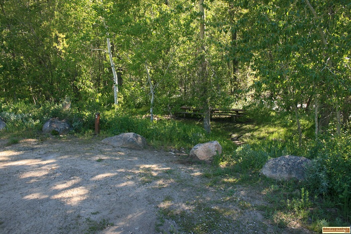 Campsite #3 in Pioneer Campground