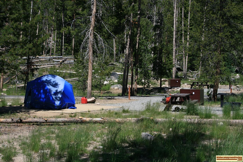 Point Campground and Day Use area on Redfish Lake