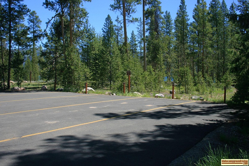 Point Campground and Day Use area on Redfish Lake
