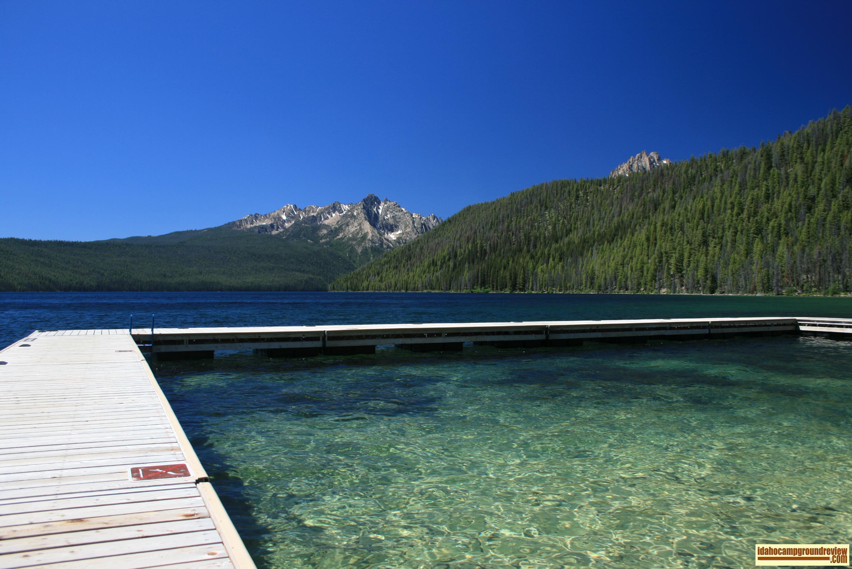 Point Campground and Day Use area on Redfish Lake