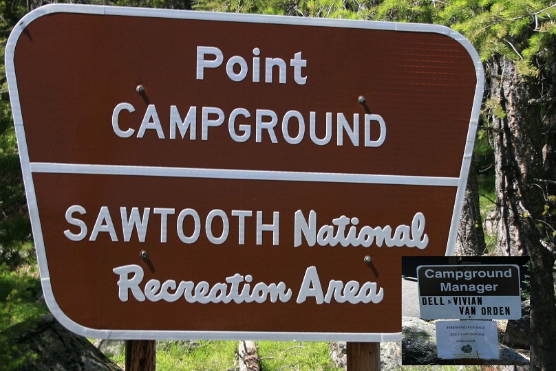Point Campground and Day Use area on Redfish Lake