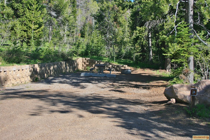 Campsite 3A in Loop "A" of Porcupine Springs Campground.