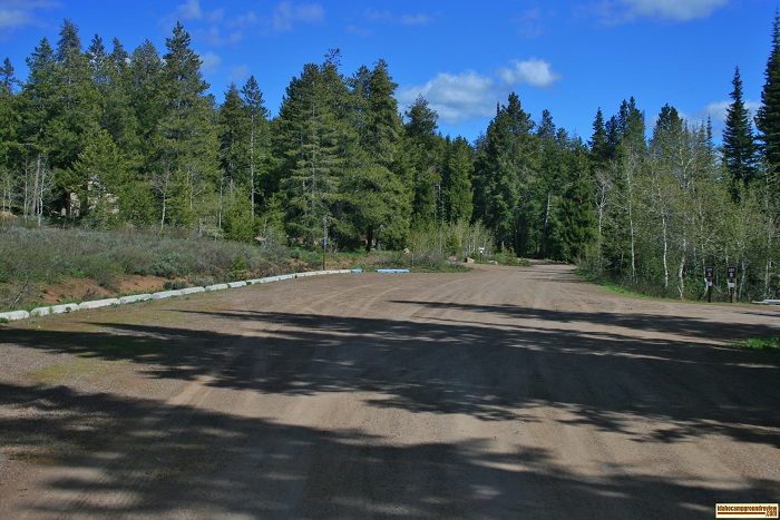 Extra parking for Loop "B" in Porcupine Springs Campground.