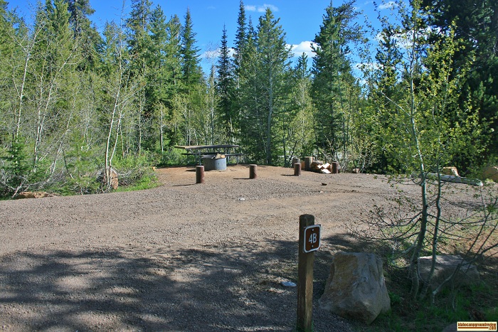 Campsite 4B in Loop "B" of Porcupine Springs Campground.