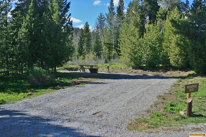 Campsite 15D in Loop "D" of Porcupine Springs Campground.